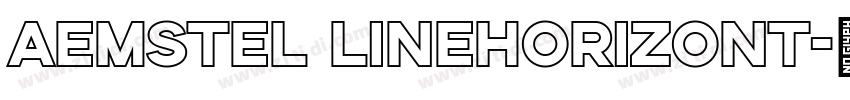 Aemstel LineHorizont字体转换